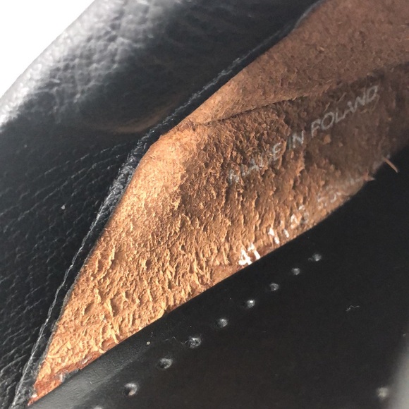 Sanita Danish Mule Brown Leather Clog Made in Poland Size 41 Size 10 - Picture 3 of 9